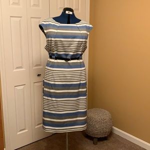Calvin Klein 22W striped dress